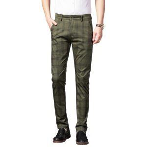 Pantalon Tartan Vert Homme