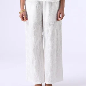Pantalon Quarteira blanc