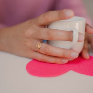 Bague fleur ajustable Rosa | Marie Duvert