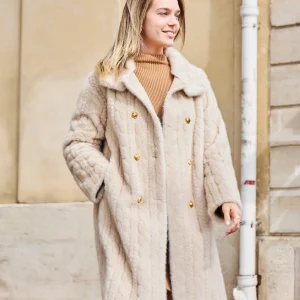 SONIA - Manteau en fausse fourrure