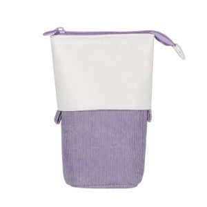 Trousse Pop Up Cuir – Violette