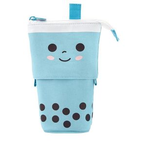 Trousse Rétractable Bubble Tea Bleue