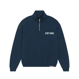 Sweat Col Trucker Navy – Essentials