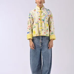 Veste manches longues Yacithe Blanc