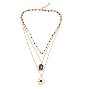 Collier Vintage Multirangs Abéline