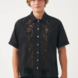 Chemise brodée Aloha