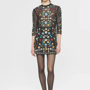 Robe courte brodée Ariani