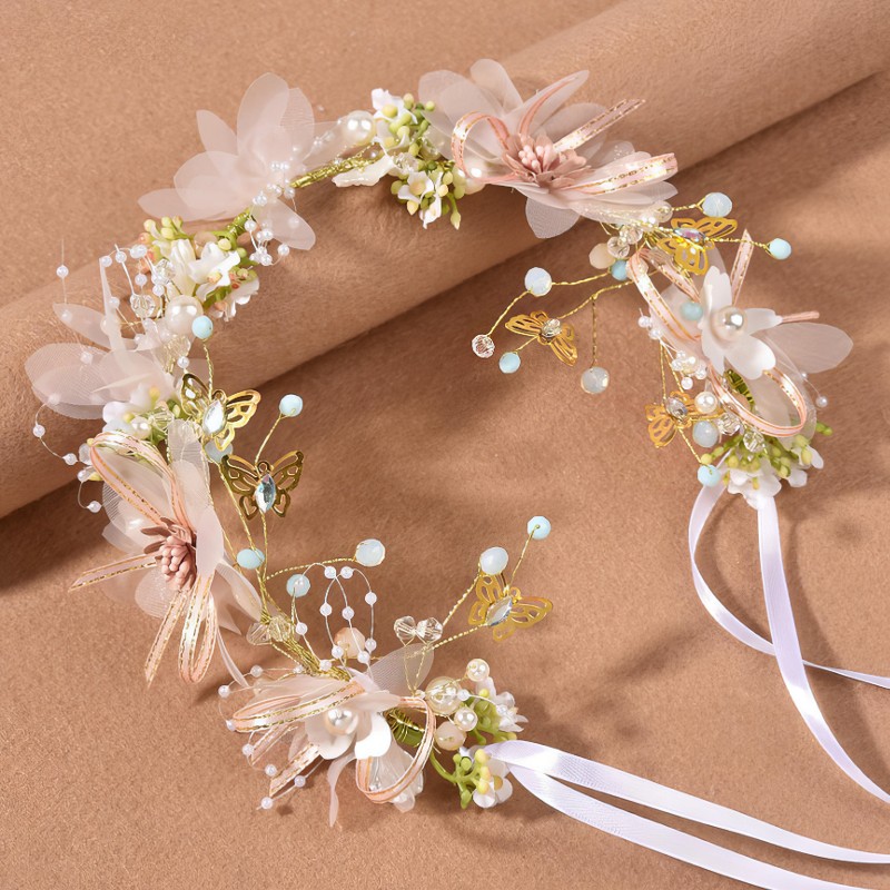 Couronne De Fleurs – Harmonie Pastel Bohème