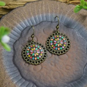 Boucles d&rsquo;oreilles Bohème – Voix de la Libellule