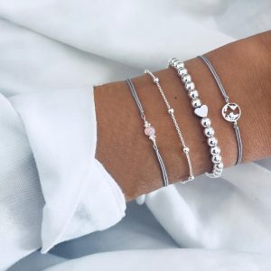 Bracelet Bohème – Cœur d&rsquo;Argent Boho