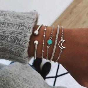 Bracelet Bohème – Lune d&rsquo;Argent Bohème