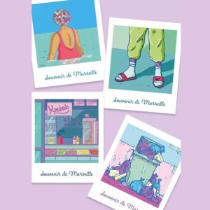 Carte souvenir de Marseille