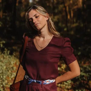 Blouse Praha lie de vin – Sevenlie