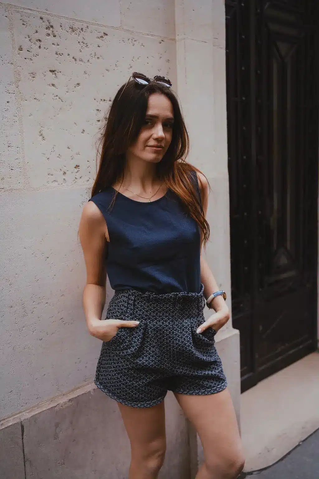 Top réversible Nusa bleu – Sevenlie