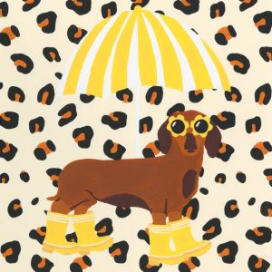 Peinture « Raining Teckel » – Colorgang