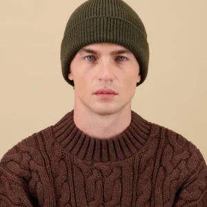 BONNET KAKI / NITTO KNITWEAR