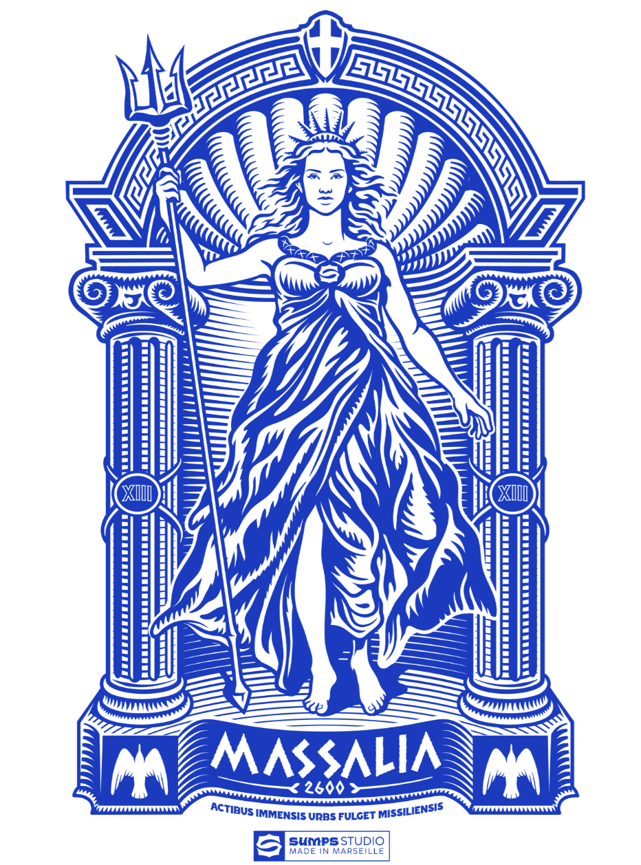 Tee-shirt Sumps Massalia blanc – Image 5