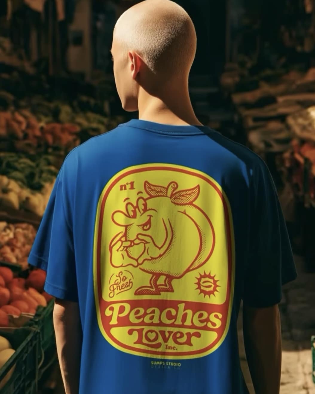 Tee-shirt Peaches – SUMPS – Image 2