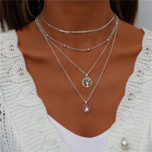 Collier Bohème –  Cœur Voyageur
