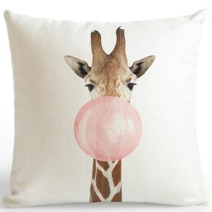 Coussin Girafe Bulle de Gum