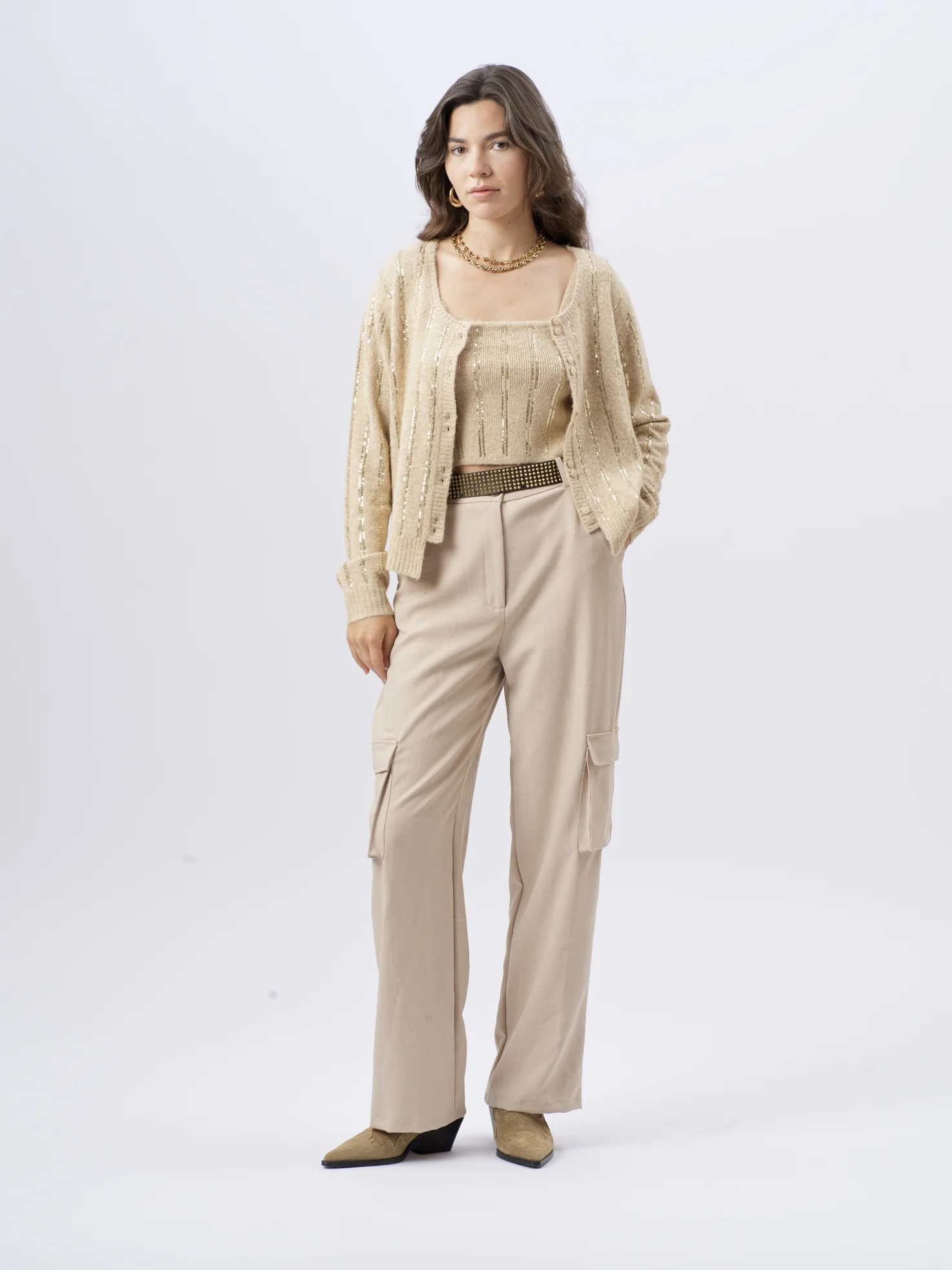 Gilet Alice Beige