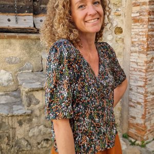 Haut en viscose Jacky