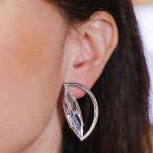 Boucles d’oreilles argent Beauregard | Perrine Taverniti