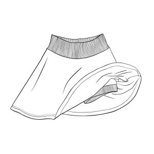 Jupe Shorty Confection à la commandeTissu au choix