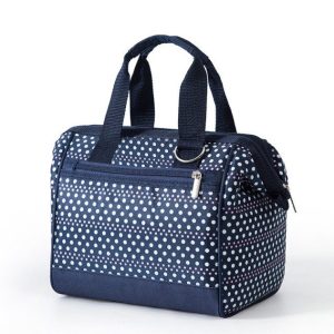 Sac Repas à Pois Bleu