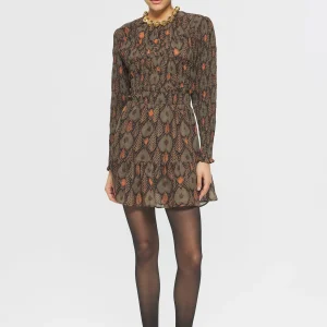 Robe courte imprimée Mani