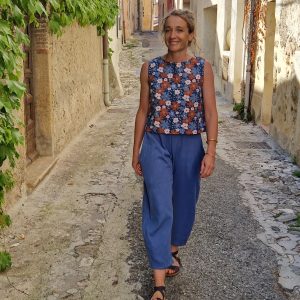 Pantalon en double gaze Cléo