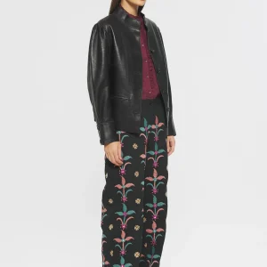 Pantalon brodé Rafi