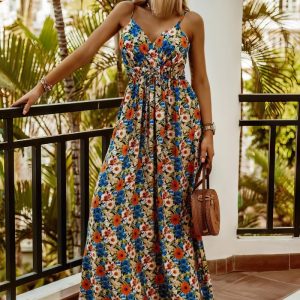 Robe Longue A Fleur