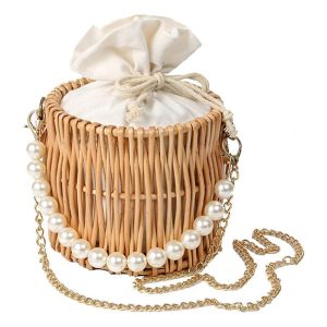 Sac Paille et Perles – CALIOPE