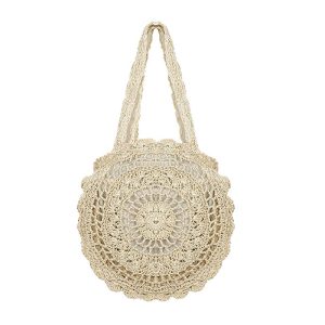 Sac Paille Tressée Bohème – ANJALI