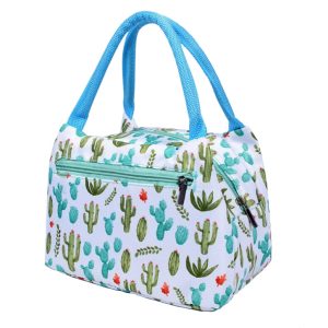 Petit Lunch Bag Femme Cactus