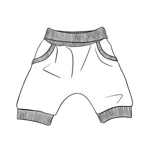 Short SarouelConfection à la commandeTissu au choix