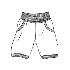 Short SlimConfection à la commandeTissu au choix