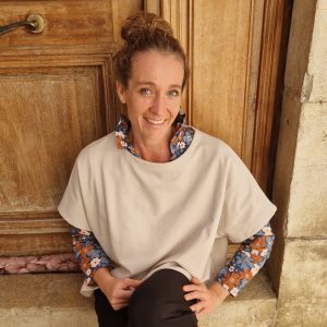 Sweat oversized Gabriel manches courtes