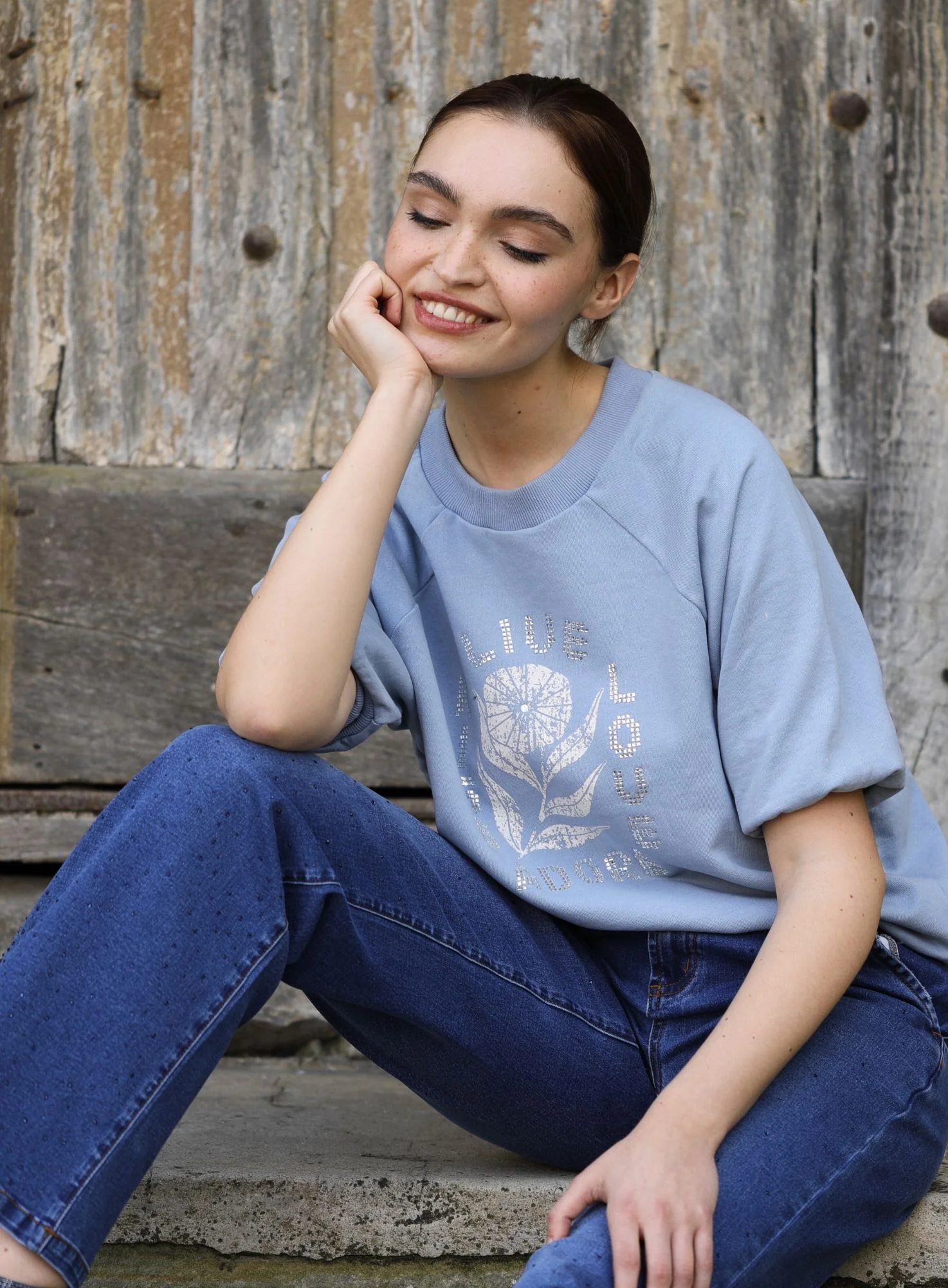 Sweat Jackie Bleu