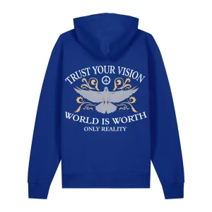 Sweat Capuche Bleu Roi Trust Your Vision
