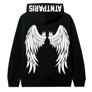 Sweat Capuche Noir Dark Angel