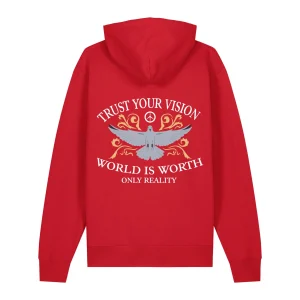 Sweat Capuche Rouge Trust Your Vision