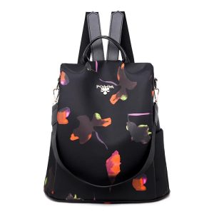 Sac à Dos Antivol Femme Fleurs