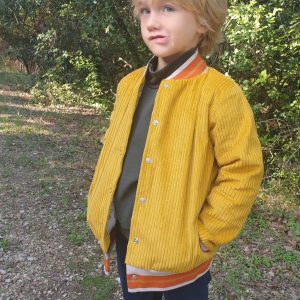 Teddy velours côtelé Ocre