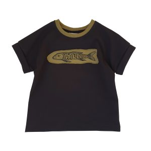 T-Shirt évolutif Noir Fish Study